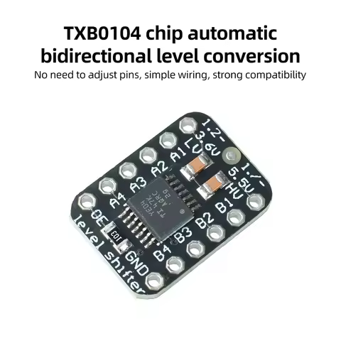 TXB0104 Bidirectional Logic Level Shifter Module Auto Detection for DIY Projects and IoT Development