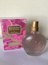 二手 正品 法國歐舒丹L'OCCITANE 歡沁花露淡香水 75ml