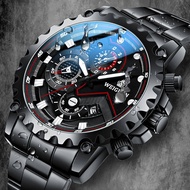 2021 New Genuine Swiss Automatic Watch Men's Waterproof Luminous Mechanical Watch Calendar Korean Fashion Large Dial
