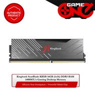 Kingbank SoarBlade KRXB 16GB (1x16) DDR5 6400MT/s Gaming Desktop Memory K5.01.FPM5FD7401 (Black)