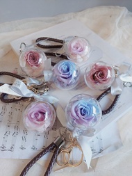 人魚永生花鑰匙圈/送禮/生日/畢業