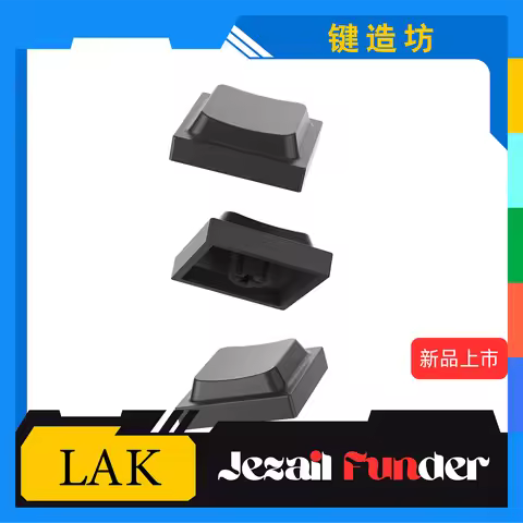 5/20pcs LAK Black PBT Low Profile Keycap 1U/1.25U/1.5U/1.75U/2U/Enter/6.25U for Cross Shaped Low Axi