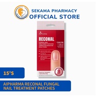 AIPHARMA RECONAL FUNGAL NAIL TREATMENT PATCHES 2x15'S PATCHES [EXP: 10/2026]