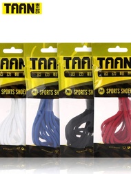MUJI [Fast delivery] TAAN sports shoelaces anti-loosening tennis shoes badminton shoes round flat shoelaces white black