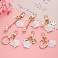 Resin Angel Keychain Love Pearl for Bag Pendant Gift Giveaway