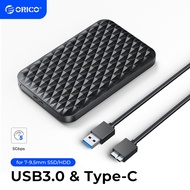 ORICO 2.5 Inch HDD Case SATA 3.0 to USB 3.0 5 Gbps 4TB HDD SSD Enclosure Support UASP HD External Hard Disk Box Black/White (2520U3)