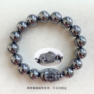 Crystal Yao Terahertz Pixiu Hand String Titanium Hertz Polycrystalline Silicon Ore Single Loop Bracelet Couple Fashion Crystal Jewelrychenchangfan1