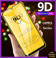 【9D Clear】OPPO F1s F5 F7 F9 F11 F11 Pro A59 Reno 3 3 Pro 4 5 5F 6 6Z 7 7Z 7 Pro 9D Full Glue Full Screen Cover Clear Tempered Glass Screen Protector