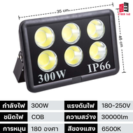 สปอตไลท์ ใช้ไฟ 220V COB Spotlight Flood Light โคมไฟแอลอีดีสปอตไลท์ Spot Light 100W 200W 400W (รุ่นCO