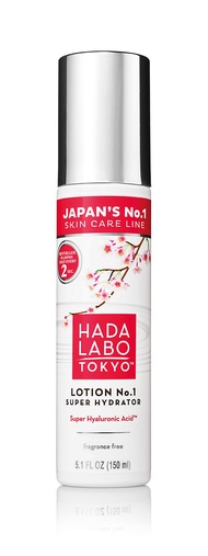 Hada Labo Tokyo Women's Face Lotion with Hyaluronic Acid 150 ml - Face Lotion Women - Fragrance-Free