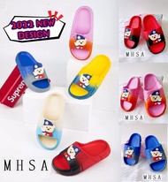 ✅KL BORONG Harga Age 1-7 Fancy Color Cute Kids Bear Cartoon Kids Sandals Kids Shoe Slipper Kasut Selipar Budak Lelaki Selipar Budak Perempuan