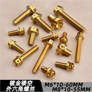 MALAYSIA..... Screw Sprocket Hub Skru Footrest Gold Gold Blue Titanium YAMAHA Y15 LC-135 Skru Spocke