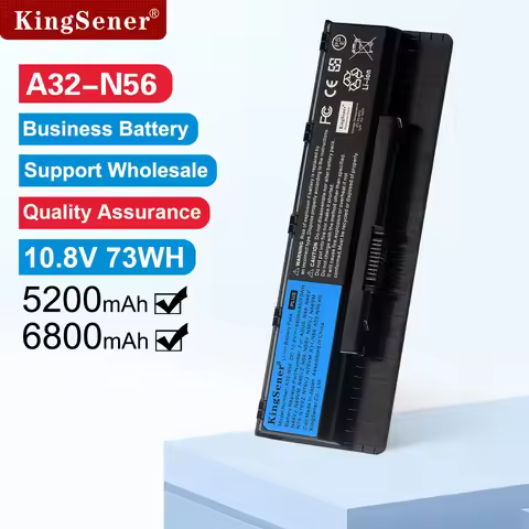 KingSener A32-N56 Laptop Battery for ASUS N46 N46V N46VJ N46VM N46VZ N56 N56V N56VJ N56VM N76 N76VZ 