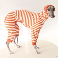 Petstyle Pet Clothes Lingti Dog Ebita Dog Colorful Striped Cotton Pajamas Loungewear