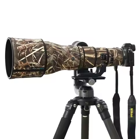 ROLANPRO Waterproof Camouflage Lens Coat for Nikon Z 800mm F/6.3 VR S Protective Sleeve Nikon Z800mm