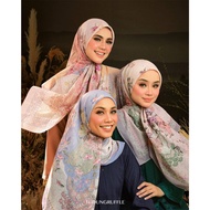 Tudung Ruffle: Srikandi Cucuk Sanggul Bawal Cotton Voile