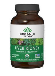 Organic India Liver and Kidney Cleanse Detox Repair - Herbal Supplement - Detoxify & Rejuvenate, Sup