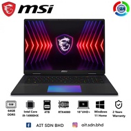 MSI Titan 18 HX A14VHG-030MY 18"UHD+ 120Hz Gaming Laptop Intel Core i9-14900HX 64GB 4TB SSD RTX4080 