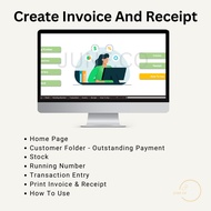 Create Invoice Sales Invoice And Receipt Official Receipt Payment Receipt Accounting Invois Jualan I