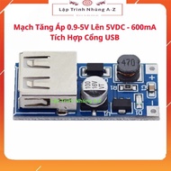 [Embedded Programming A-Z][107] Booster Circuit 0.9-5V to 5VDC - 600mA Integrated USB Port