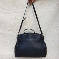 Tas Furla Selempang Handbag Wanita Kulit Asli Hitam