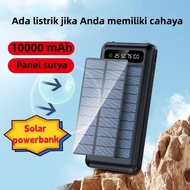 10000 Mah Powerbank Robot Power Bank Solar Cell Tenaga Surya Portable