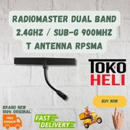 2.4Ghz Dual BandRadiomaster 900Mhz T Antenna Sub-G/ Rpsma