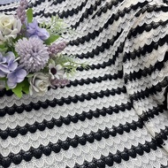 1 Yard Professional Lace Fabric Embroidery Eyelash Lace