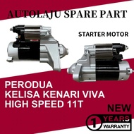 PERODUA KELISA / KENARI / VIVA STARTER HIGH SPEED NEW/ RECON HIGH QUALITY STARTER