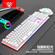 K5 Cool Luminous Mechanical Keyboard Feel usb Keyboard Wired Notebook Universal Computer Game Keyboa