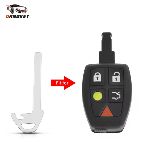 Dandkey Replacement Smart Car Remote Emergency Insert Key Uncut Blade For Jaguar X S-Type XF XK XK F