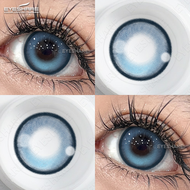 1 cặp Eyeshare Serbia blue Kính áp tròng lens màu lens màu độ giãn 14.5mm kèm khay