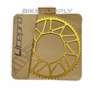 Chainring/chain Ring Crank Disc Bike Brand Litepro Gold Color Gold Net 54T 56T 60T Alloy BCD 130mm 5hole