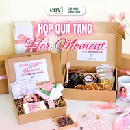 March 8 Gift, Herbal Tea, Honey, Her Moment Gift Set, Gift for Relatives, Colleagues