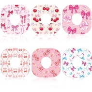 Geiserailie 36 Keping Tampalan Pelekat Serasi dengan Dexcom G7, Tampalan CGM Kalis Air Berbentuk Bus