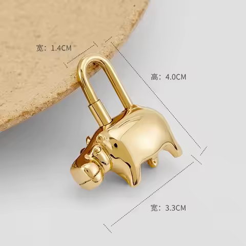 Bag Pendant For Hermes Birkin Kelly Bag Pegasus Lock Charm All-steel Animal Metal Lock Bag Pendant H