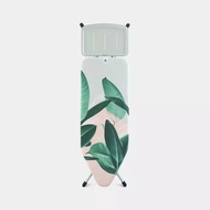 BRABANTIA Ironing Board C 124 x 45cm for Steam Generator Tropical Leaves Mint Frame