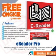 aplikasi membaca dalam semua format: PDF, FB2, EPUB, RTF, DOC, JDVU, CBR, CBZ, XML eReader Pro eRead