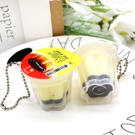 Play Pudding Jell-O Keychain Miniature Icash Yogurt Pudding Ice Cream Pendant Soft Kneading Music Or