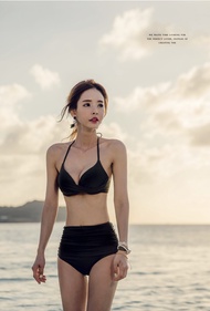 C MALL ชุดว่ายน้ำสายคล้องคอ เซ็ท 2 ชิ้น รุ่น 0205