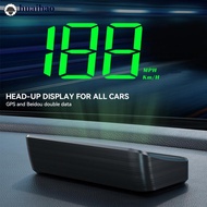 HUAIHAO Car GPS Speedometer Head Display Digital HUD Speed Meter KMH MPH Dispaly Plug and Play for T