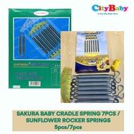 SAKURA BABY CRADLE SPRING 7PCS / SUNFLOWER ROCKER SPRINGS 5pcs/7pcs