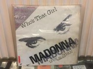 [鳴曲音響] Madonna(瑪丹娜) - Who's That Girl 絕版珍貴LD鐳射影碟(有多處泛黃及霉斑)