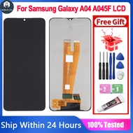 Original LCD For Samsung Galaxy A04 LCD A045 A045M A045F A045F/DS Display Screen +Touch Panel Digiti
