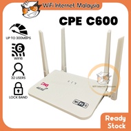 4G CPE Home Router C600 WiFi6 Modem Unlimited WiFi Internet Support All Operator UPGRADED C300