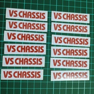Sticker VS Chassis Tamiya Mini 4wd