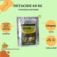 DETACIDE 60 SG 100 gram FUNGISIDA spesialis antranoksa / pathek cacar
