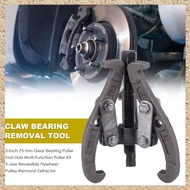 (KYSB) 3-Inch 75 mm Gear Bearing Puller Tool Hub Multi-Function Puller Kit 3-Jaw Reversible Flywheel
