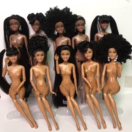 (DIY) Toy Barbie Doll 30cm 12 Articulated Afro Nude Doll