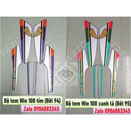 [HCM] Blue purple / green stamp set 94-95 Win 100 (Good quality 3-layer stamp)